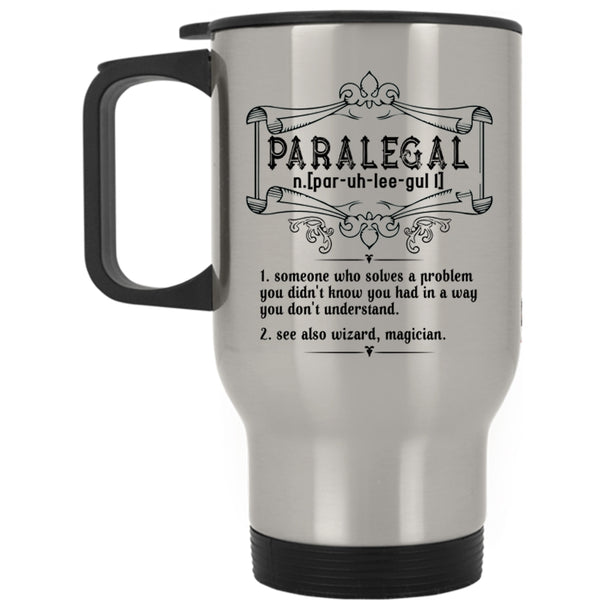Awesome Gift For Law Student Travel Mug, Cool Paralegal Mug