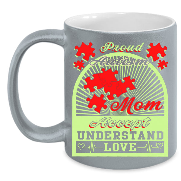 Proud Autism Mom Coffee Mug, Awesome Mom Coffee Cup