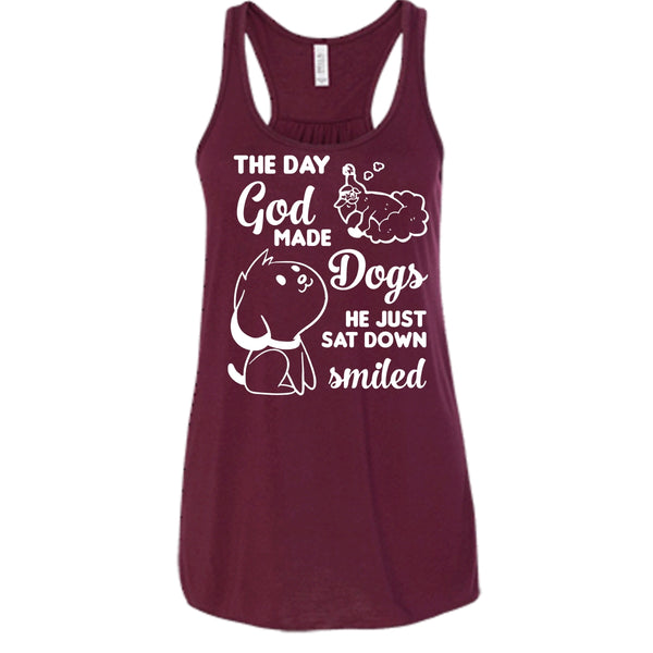 The Day God Made Dogs Shirt, He Just Sat Down Smiled Shirt