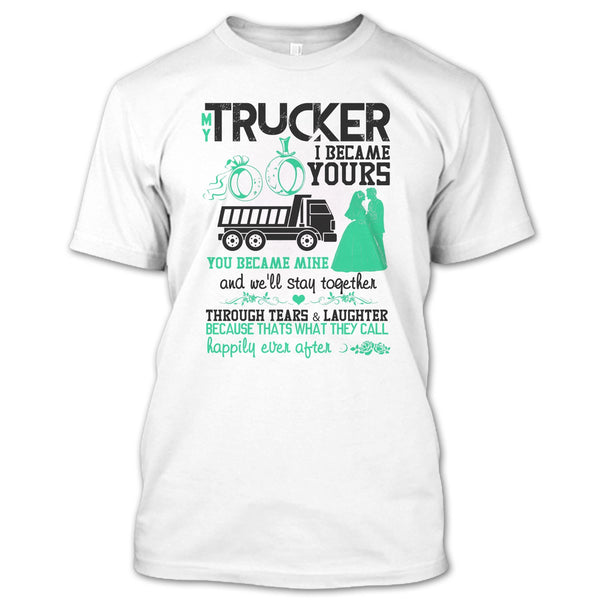 A black t-shirt with the shopify logo