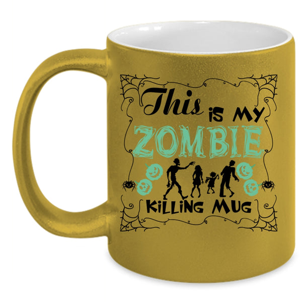 Gift For Halloween Coffee Mug, This Is My Zombie Accent Mug