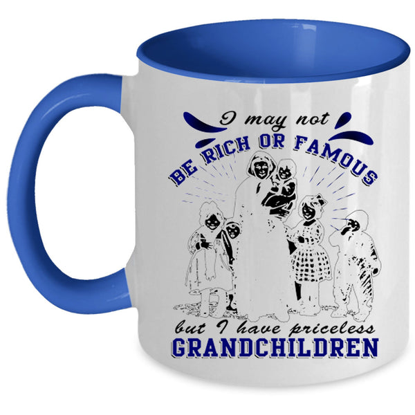 Cute Grandparent Coffee Mug, I Have Priceless Grandchildren Accent Mug