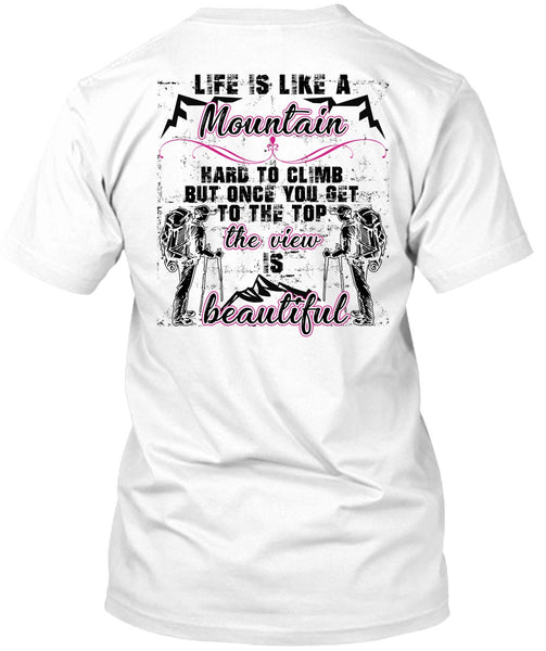 A black t-shirt with the shopify logo