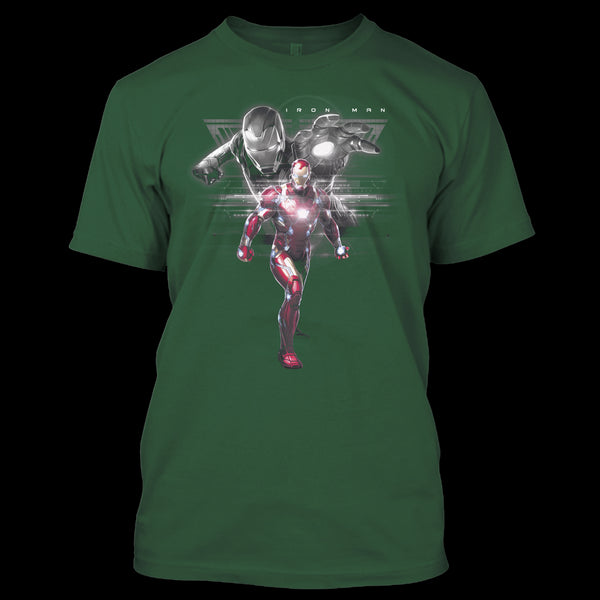 A black t-shirt with the shopify logo