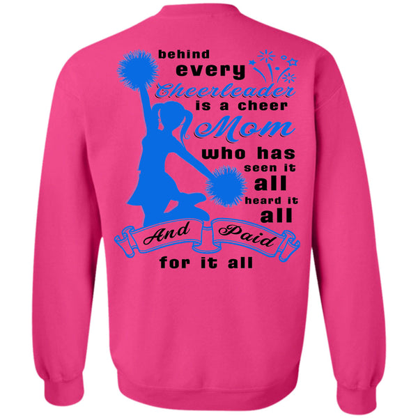 Being A Cheerleader T Shirt, Cheerleader Is A Cheer Mom Sweatshirt