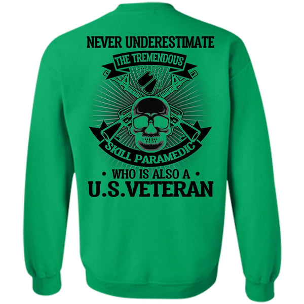 I Love Veteran T Shirt, Who Is Also A US Veteran Sweatshirt