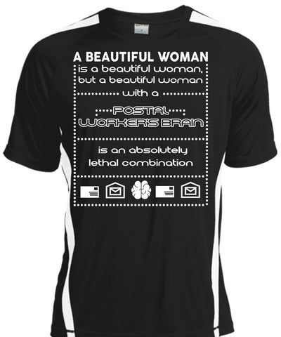 A black t-shirt with the shopify logo