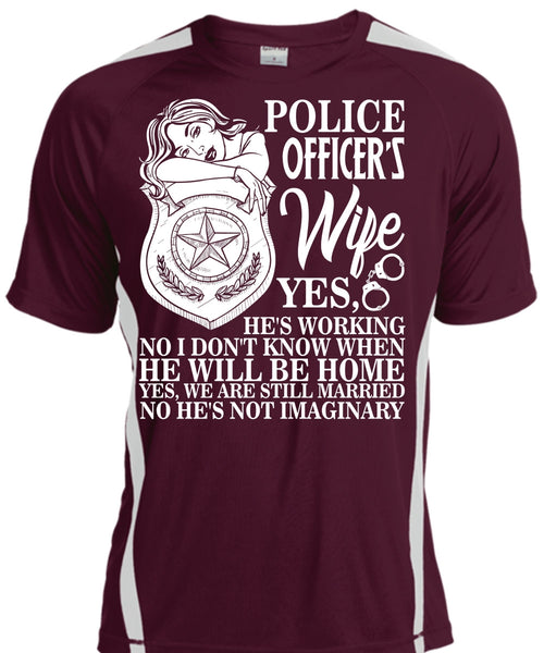Police Officer's Wife T Shirt, He Will Be Home T Shirt, Cool Shirt