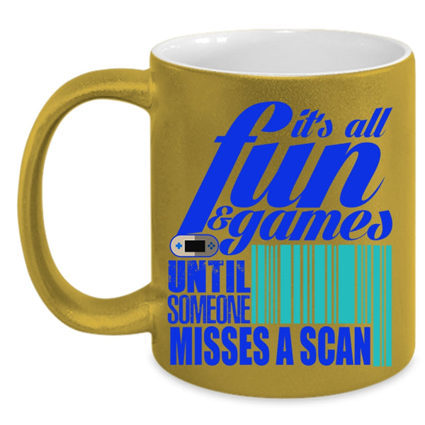 I Love Games Coffee Mug, It's All Fun And Games Accent Mug