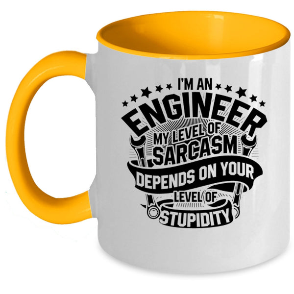 Cute Gift For Engineer Coffee Mug, I'm An Engineer Accent Mug
