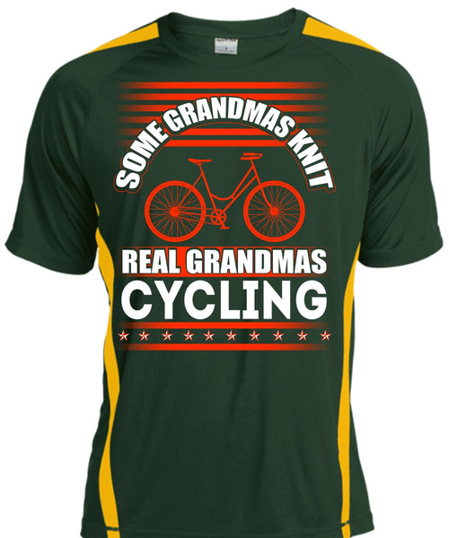 Some Grandmas Knit T Shirt, Real Grandmas Cycling T Shirt, Cool Shirt