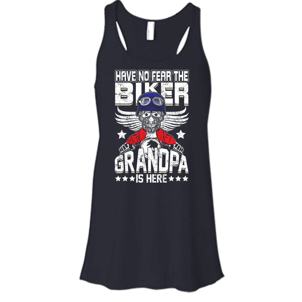 Have No Fear The Biker T Shirt, Coolest Biker Grandpa Tank Top