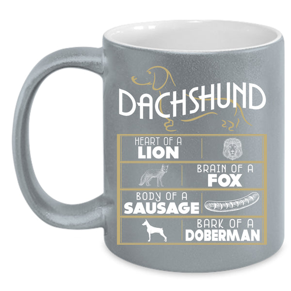 Dachshund Coffee Mug, Body Of A Sausage Coffee Cup