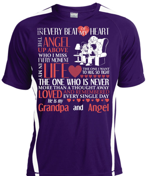 Grandpa And Angel T Shirt, Beat Of My Heart T Shirt, Cool Shirt