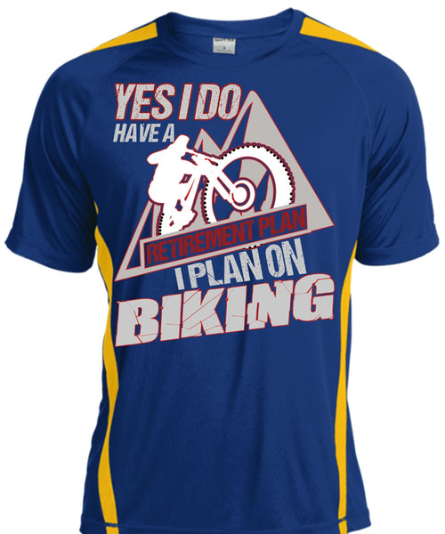 I Plan On Biking T Shirt, Retirement Plan T Shirt, Cool Shirt