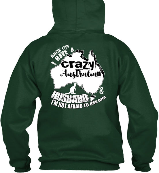 Crazy Australian Husband T Shirt, Being A Husband T Shirt