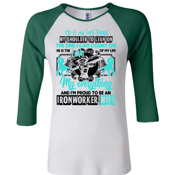 I'm Proud To Be An Ironworker Wife T Shirt, Being An Ironworker T Shirt, Awesome T-Shirts
