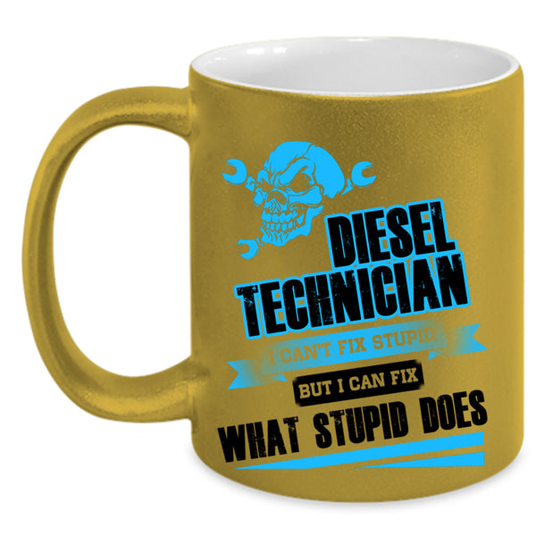 Cool Gift For Technician Coffee Mug, Diesel Technician Accent Mug