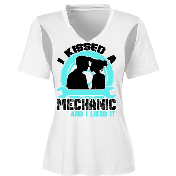 I Kissed Mechanic And I Liked It T Shirt, I Love Mechanic T Shirt, Awesome T-Shirts