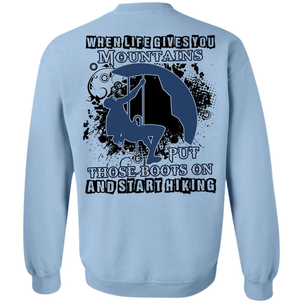 I Love Hiking T Shirt, Start Hiking Sweatshirt