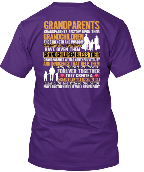Grandparents Bestow Upon Their Grandchildren T Shirt, I Love Grandkid T Shirt