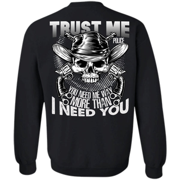 A black t-shirt with the shopify logo