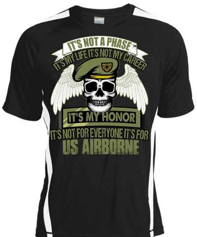 A black t-shirt with the shopify logo