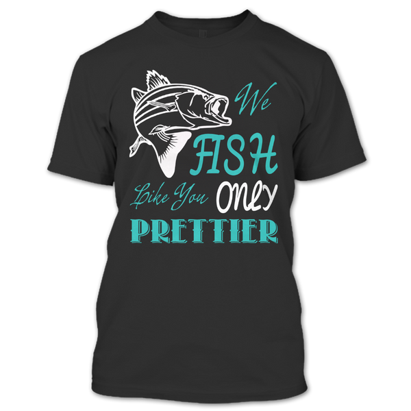 A black t-shirt with the shopify logo