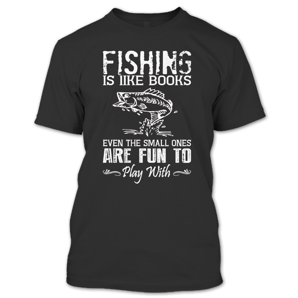 A black t-shirt with the shopify logo