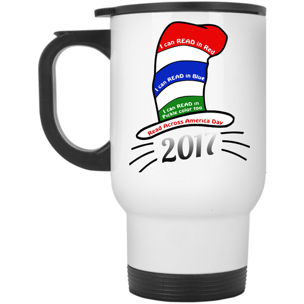 Hat Off To Dr. Seuss Cup, Read Across America 2017 Mug, Dr. Seuss Cup