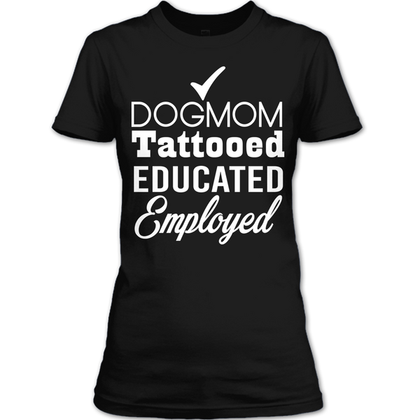 A black t-shirt with the shopify logo