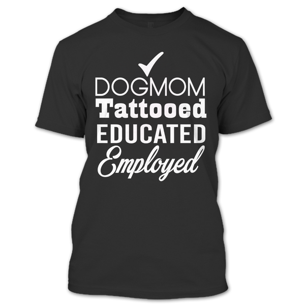 A black t-shirt with the shopify logo