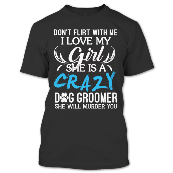 A black t-shirt with the shopify logo