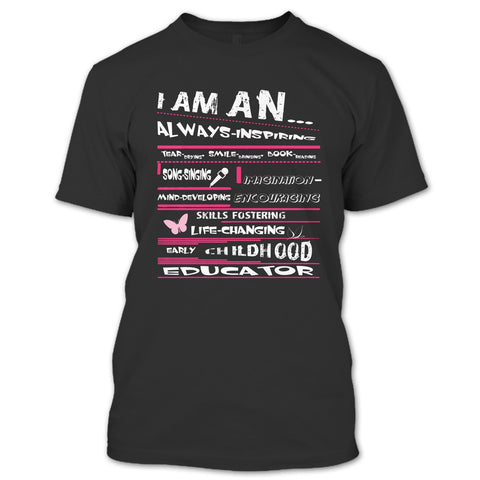 A black t-shirt with the shopify logo