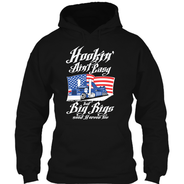 A black t-shirt with the shopify logo