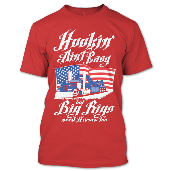 A black t-shirt with the shopify logo