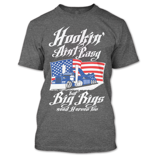 A black t-shirt with the shopify logo