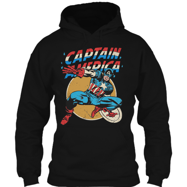 A black t-shirt with the shopify logo