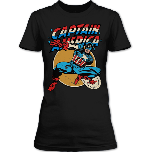 A black t-shirt with the shopify logo