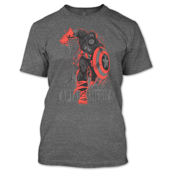 A black t-shirt with the shopify logo