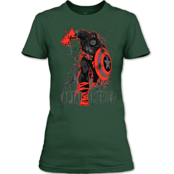 A black t-shirt with the shopify logo