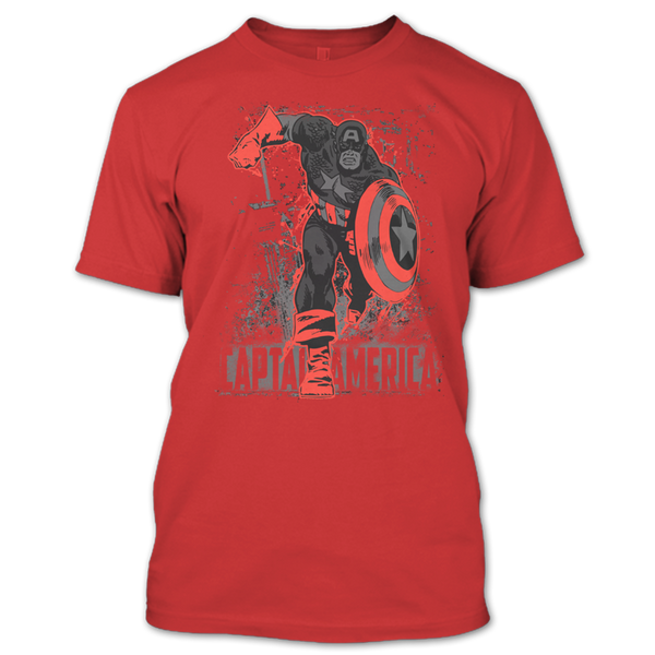 A black t-shirt with the shopify logo