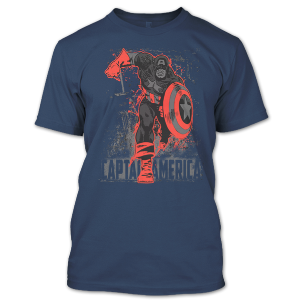 A black t-shirt with the shopify logo