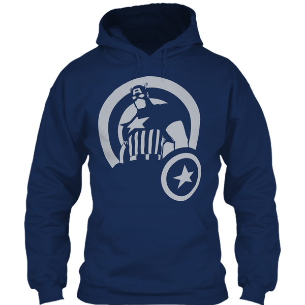 A black t-shirt with the shopify logo