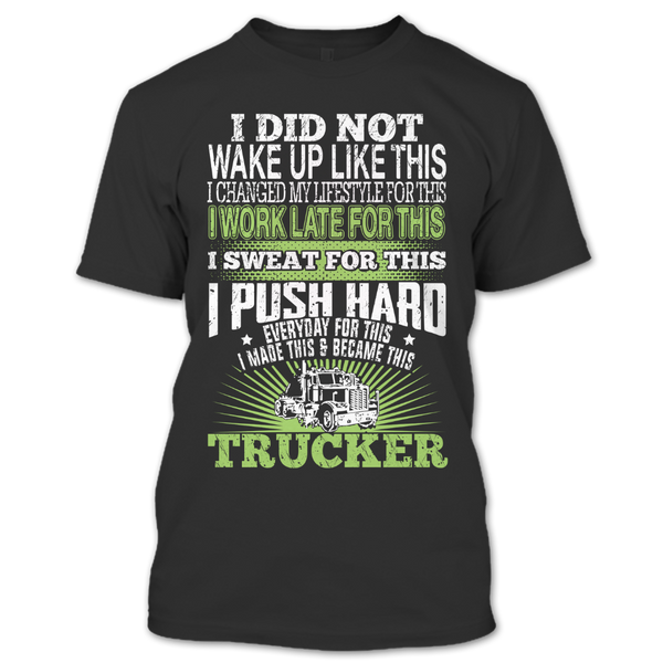 A black t-shirt with the shopify logo