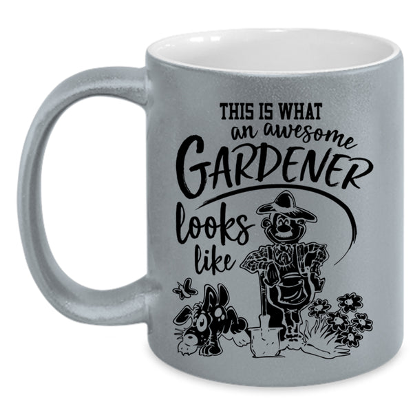 Cute Gardener Coffee Mug, This Is An Awesome Gardener Accent Mug