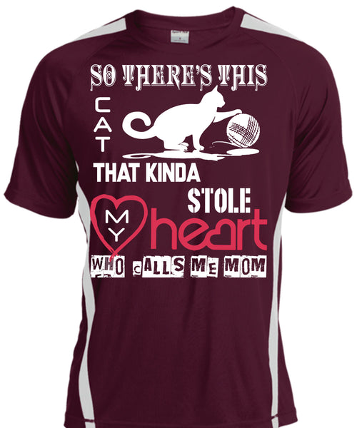 This Cat That Kinda Stole My Heart T Shirt, Calls Me Mom T Shirt, Cool Shirt