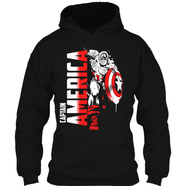 A black t-shirt with the shopify logo