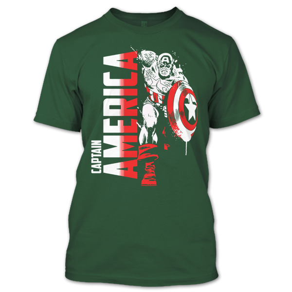 A black t-shirt with the shopify logo