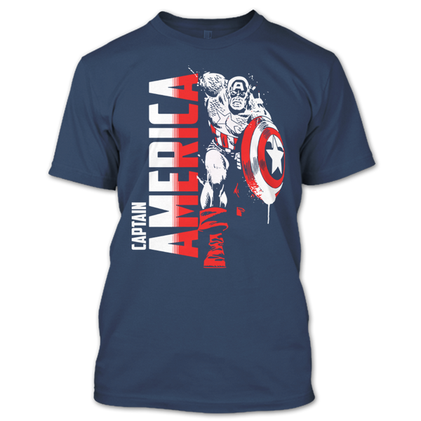 A black t-shirt with the shopify logo